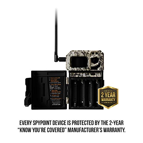 SPYPOINT LinkMicroLTE Premium Cellular Trail Camera Pack 8 AA