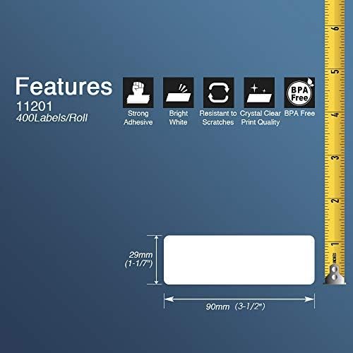 BETCKEY - 6 Rolls DK-11201 Labels, 29mm x 90mm, 2400 Standard Address Labels Compatible with Brother QL Label Printers - Image 3
