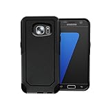 TOUGHBOX Galaxy S7 Case, [Commute Series] [ Shockproof ] [ Slim ] [ Rugged ] [ Black ] for Samsung Galaxy S7 Case [Fits OtterBox Defender & Commuter Series Clip]