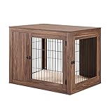 unipaws Furniture Style Dog Crate End Table with