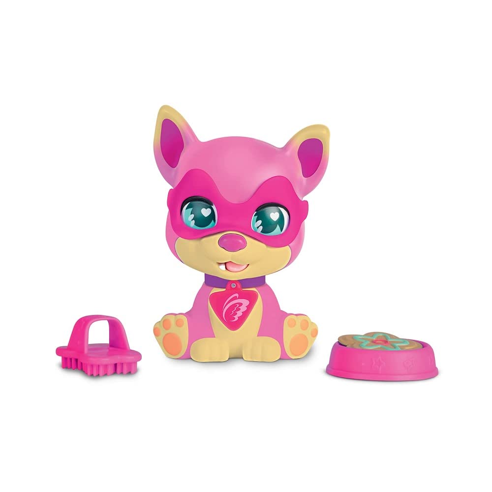 Super Cute Super Puppies - Wanda interactive superhero toy dog with sounds, super hero costume and accessories, for 4 years and over