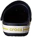 Crocs Unisex Crocband Clog, Navy/Citrus, 7 US Men / 9 US Women