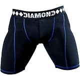 Compression Shorts with Built-in Jock Strap Supporter with Athletic Cup Pocket for Sports