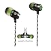 Earphones Earbuds,SzHahn Magnet Earphone - Sport In-Ear Earbuds Heaphones Headset Stereo Bass With Mic for iPhone, iPad, iPod, MP3 Players, Samsung etc (Green)