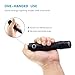 Wowtac BlackScoutSurvival V3 Flashlight Pocket-Sized LED Torch Super Bright CREE LED, 5 Modes with Strobe, IPX-7 Water Resistance, 1 x USB Rechargeable 18650 Lithium Battery Included