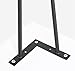Yaheetech 16'' Hairpin Legs Mid Century Industrial Vintage Heavy Duty Solid Metal Raw Steel Coffee/Side/End/Dining/Kitchen/Wood/Accent/Console Table/Desk Legs Set of 4 Black