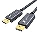 ivanky DisplayPort Cable 6.6ft DP Cable Nylon Braided [2K@165Hz, 2K@144Hz, 4K@60Hz] Display Port Cable High Speed DisplayPort to DisplayPort Cable Compatible PC, Laptop, TV - Slim Aluminum Shell, Grey primary