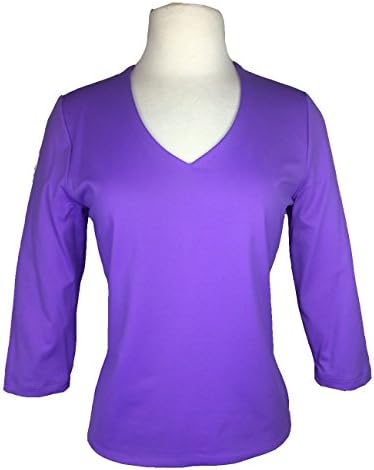 LBH Women's Double Front 3/4 Sleeve Top