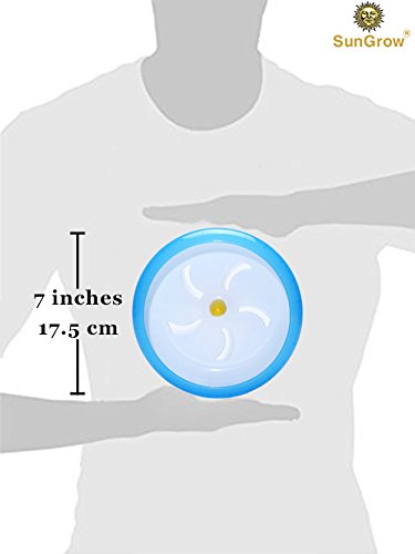 Fun Spinner Wheel for Small Pets -- Durable and Comfortable Spinning Exercise Toy from SunGrow - As Quiet as Library - Convenient 7” Diameter Perfect for Hamsters, Gerbils, Mice and Guinea Pigs