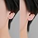 Cute Stud Earrings 925 Sterling Silver Dainty Mini XO Earrings for Women Everyday Wear