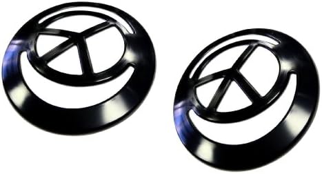 Amazon Com Empirecovers Erpart Peace Sign Rear Taillight Tail Light Covers Compatible With Vw Volkswagen Beetle Bt5 98 05 1998 2005 Td1p Automotive