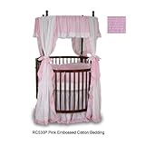 Angel Line Round Crib Bedding