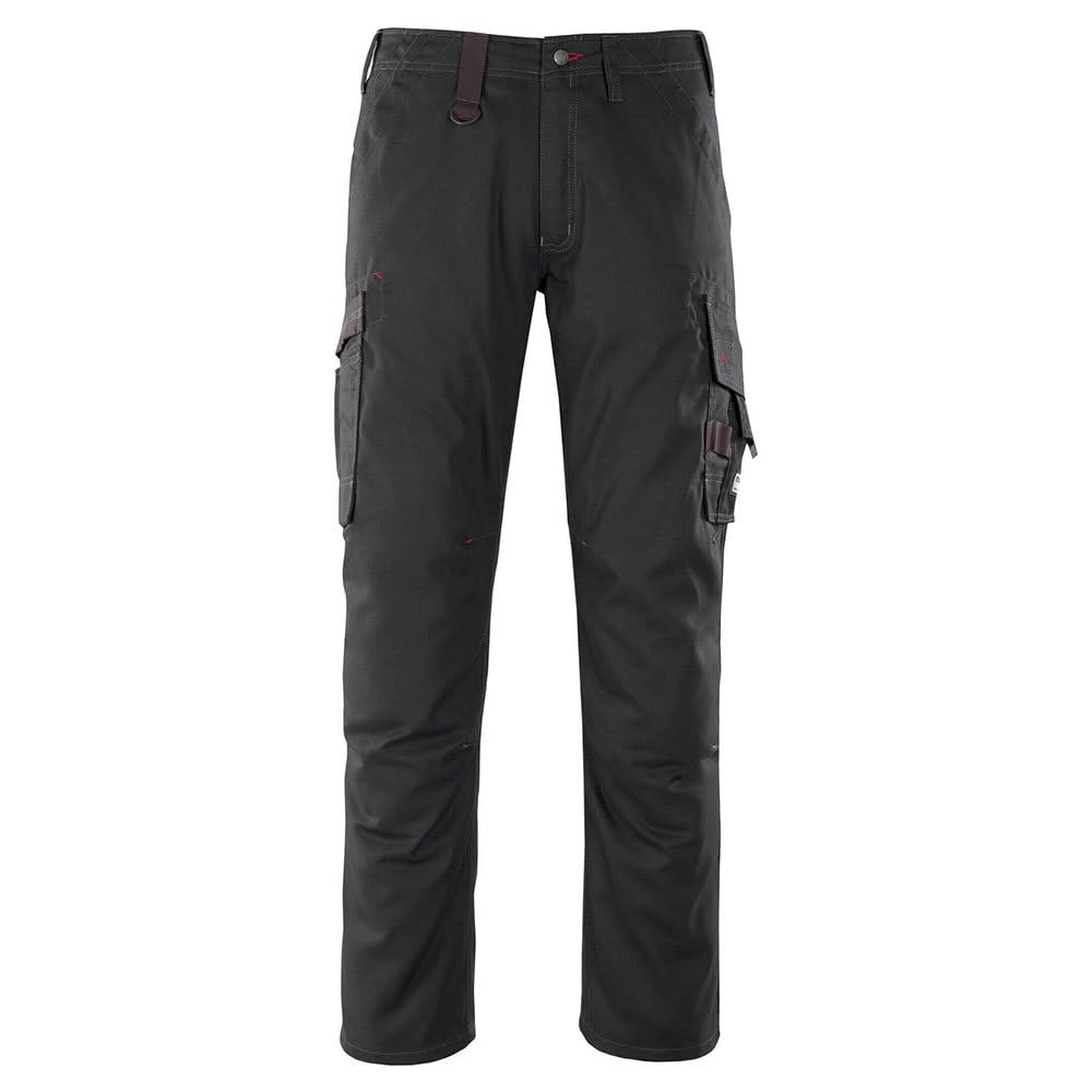 Mascot 16079-230-09 Lemberg Unique Extra Lightweight Trouser with Kneepad Pockets, Size 76C46, Black