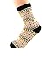 Zando Athletic Sports Knit Pattern Womens Winter Socks Crew Cut Cashmere Retro Thick Warm Soft Wool Socks