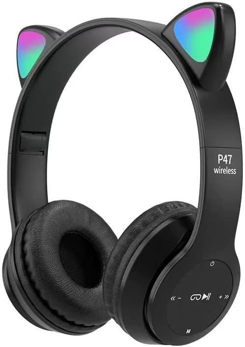 Photo 1 of YY KATTY Upgraded Hybrid Active Headphones with Transparent Modes Playtime Wireless Bluetooth with Mic, Deep Bass Soft-Earpads Fast Charging-Black