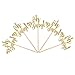 Floranea 24 Pieces Cake Toppers Gold Glitter Oh Baby Cute Cupcake Picks for Baby Shower Boy Girl Wedding Birthday Party Decoration Supplies (Oh Baby)