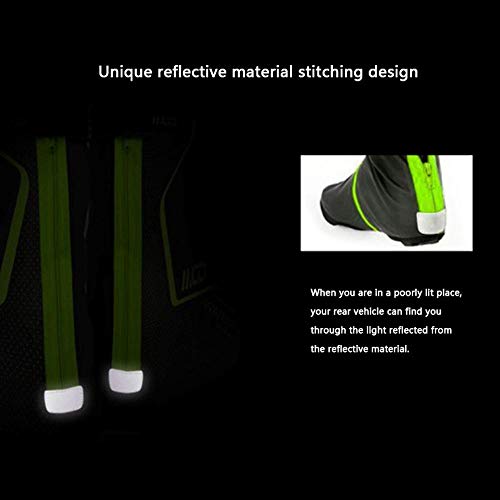 Umiwe Bike Shoe Covers, Rainproof Cycling Shoe Covers Outdoor Sports Windproof Warmer Overshoes Booties Covers for Men Women