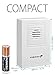 Water Leak Detector - 3 Pack, Fosmon Wireless 72 Hours Alarm, Low Battery Alert Water Leakage Alarm with Extendable 5 Feet Wire Sensor for Home Security, Basement, Floor - Battery Operated Included