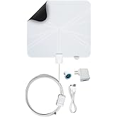 Winegard RV-RZ85 Rayzar Amplified Portable Indoor HD Antenna , Black