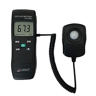 Light Meter LM-50KL Measures Lux/Fc – LED/Fluorescent, Industrial, Household, and Photography – Calibration Certificate…