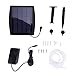 Yosoo Solar Powered Aerator Air Pump Oxygen LED Outdoor Pool Pond Fish Tank Adjustable Oxygen Pump Pond Aerator