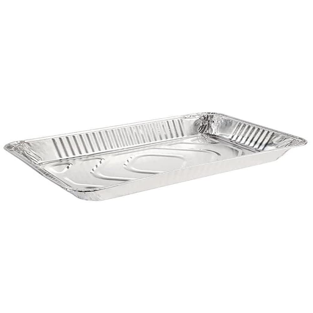 Fiesta Recyclable Disposable Foil 1/2 Gastronorm Containers Set (5 Pack) - Ideal for Delivery Takeaway CP513