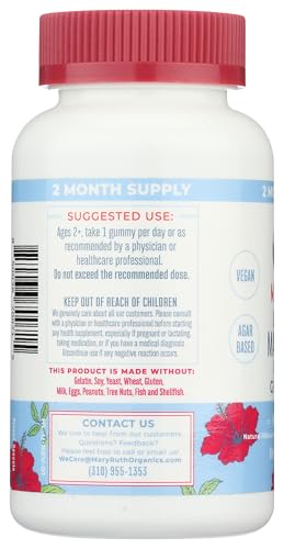 Kids Magnesium Citrate Gummies by MaryRuth\'s | 2 Month Supply | Sugar Free | Calm Magnesium Gummies for Kids 2+ | Bone Health | Calcium Absorption | Essential Mineral | Vegan | 60 Count