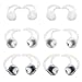 TEEMADE 12 Pieces Earbuds Replacement Tips Silicone Covers for QC30 QuietControl 30 QC20 SIE2 IE3 Soundsport Wireless in-Ear Earphones