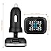 ZEEPIN TPMS Wireless Tire Pressure Monitoring System with 4 DIY Sensors, Real-time Displays 4 Tires' Pressure and Temperature TPMS (External TPMS4)