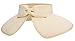 AbbyLexi Womens UV Sun Protective Roll-Up Summer Visor Straw Hat, Beige White Mix