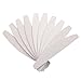 Makartt Zebra Nail File Washable Double Sided Emery Board 10 Pieces 150 150 Grit