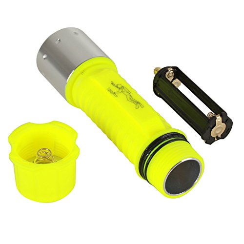 Reiled Diving Flashlight, Bright LED Submarine Light Scuba Safety Lights Waterproof Underwater Torch or Scuba Diving Outdoor Under Water Sport