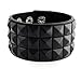 New Triple and Double Studded Punk Rock Wristband Bracelets (Lots of Colors)