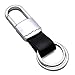 Jzcky Shzrp Two-ring Key Chain for Man , Individualized Creative Metal Key Chain,brown and Black (Brown and Black)