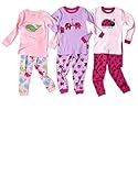 Leveret Baby Girls 2 Piece Pajama 100% Cotton Variety of Styles (6-24 Months)