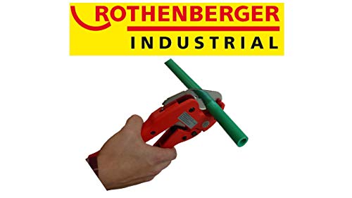 ROTHENBERGER Industrial PREMIUM Kunststoff Plastik Rohr Schere bis 42 mm inkl. rostfreier Stahlklinge und… – Bild 3