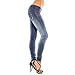 Fvanor 9074 blue Women Skinny Leggings Stretchy Sexy Jeggings Soft Pencil Tights Pants