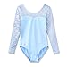 BAOHULU Girl's Classic Floral Lace Long Sleeve Ballet Dance Leotards