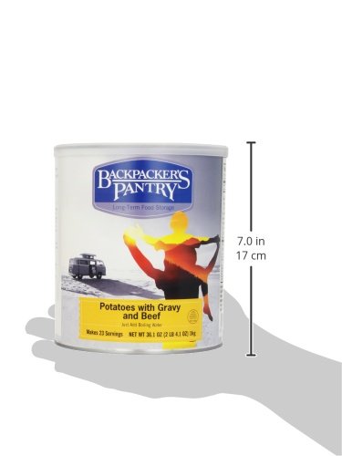 Backpacker's Pantry Mashed Potatoes and Gravy with Beef, 36.1 Ounce, #10 Can