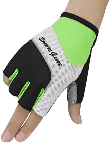 Unisex Outdoor Sports Fitness Bike Cycling Gloves Antislip Breathable Wearproof Half Finger Gloves