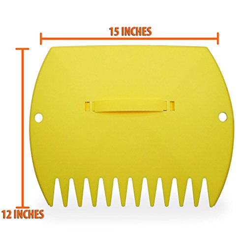 Garden and Yard Leaf Scoops Hand Rakes, Large Sized, Multiple Use for Leaves, Lawn Debris and Trash  - //medicalbooks.filipinodoctors.org