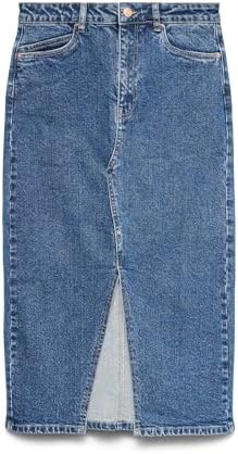 VMVERI HR Calf Denim Skirt GA NOOS