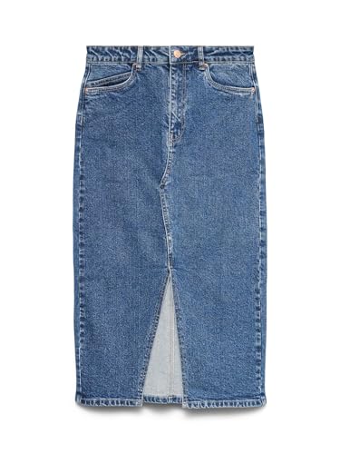 VMVERI HR Calf Denim Skirt GA NOOS
