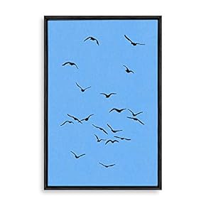 Framed Canvas Wall Art for Living Room, Bedroom Simple Style Theme Canvas Prints for Home Decoration Ready to Hang - 16x24 inches