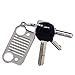 Car Key Chain Keychain Key Ring For Jeep Wrangler Accessories Enthusiasts-Jeep Front Grill Design and Stainless Steel Material with 4 Colors (silver)