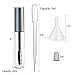 20 Pieces Empty Mascara Kits, Bantoye 10ml Empty Mascara Tubes with Eyelash Wand, Rubber Inserts, Funnels and 3ml Transfer Pipettes for Eyelash Growth Oil, 5 Pieces Each Kind