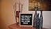 Changeable Black Felt Letter Board with Stand 10x10 Inch Premium Oak Frame with 300 Letters and Symbols