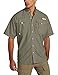 Columbia Men's Bahama II UPF 30 Short Sleeve PFG Fishing Shirt, Cypress - Legacy, X-Large