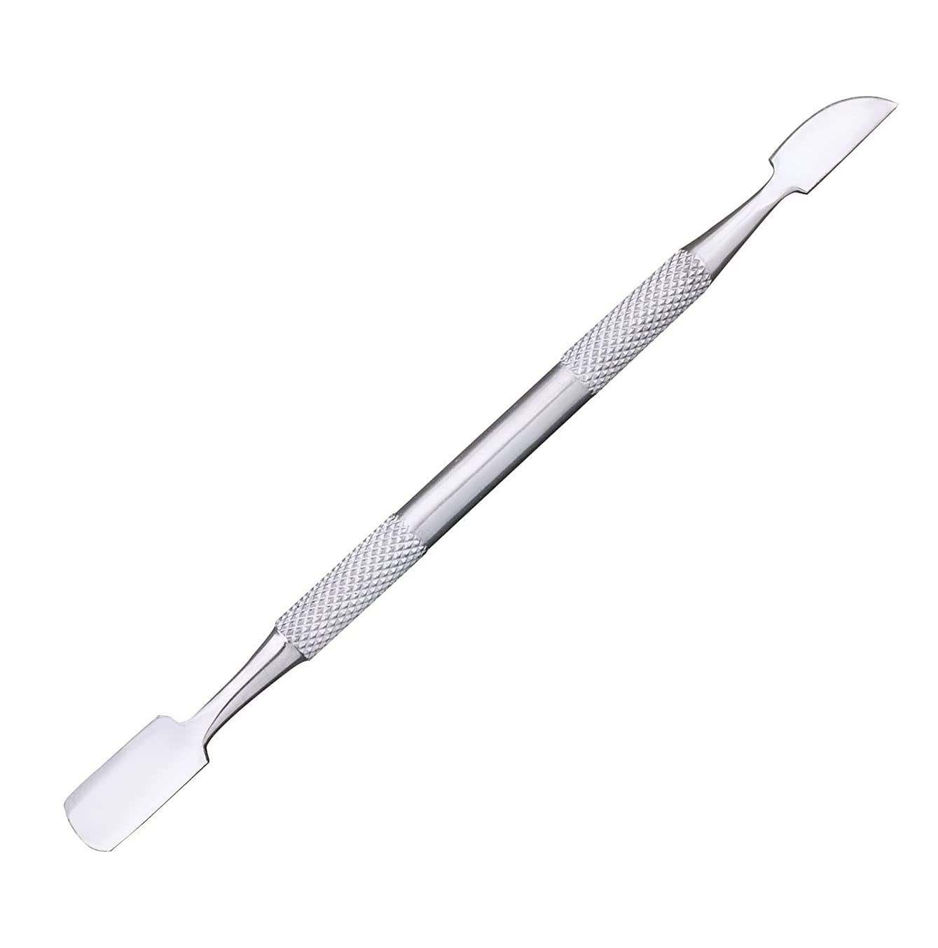 Haryali London Cuticle Pusher - Steady Grip Cuticle Pusher Tool 6 inches - Knife End Cuticle Trimmer and Pusher for Safe and Precise Cuticle Removal - Unisex