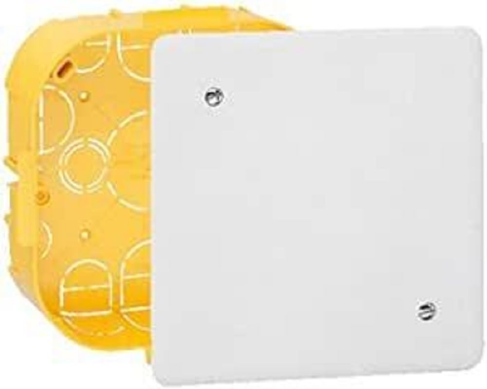 Legrand LEG91995 Junction Box with Plaque + Screws for Cavity Walls 160 x 105 mm Depth 40 mm